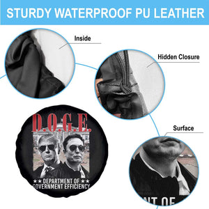 Trump Elon DOGE Spare Tire Cover Department of Government Efficiency TS09 Print Your Wear