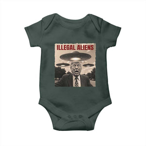 Funny Trump Illegal Aliens Baby Onesie TS09 Print Your Wear