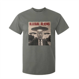 Funny Trump Illegal Aliens T Shirt For Kid TS09 Military Green Print Your Wear