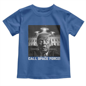 Illegal Aliens Funny Trump Toddler T Shirt Call Space Force TS09 Royal Blue Print Your Wear