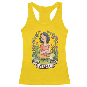 Mother's Day Mama Picture Racerback Tank Top TS09 Daisy Print Your Wear