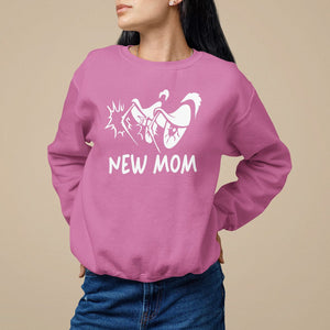 Mother's Day Sweatshirt New Mom Funny Eyes Need More Sleep TS09 Azalea Printyourwear