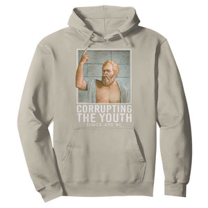 Funny Greek Philosophy Socrates Hoodie Corrupting The Youth Philosopher TS09 Sand Print Your Wear