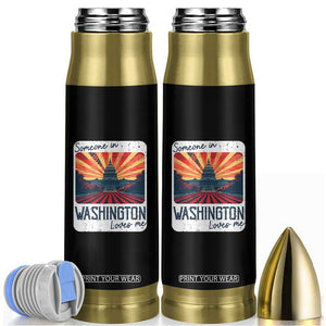 Someone In Washington Loves Me Bullet Tumbler U.S. Capitol Building DC TS09 Black Print Your Wear
