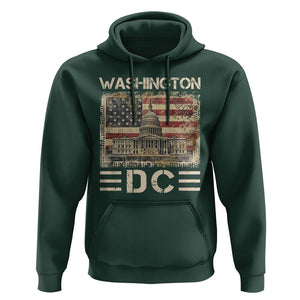 Washington DC Lover U.S. Capitol Building Hoodie TS09 Dark Forest Green Print Your Wear