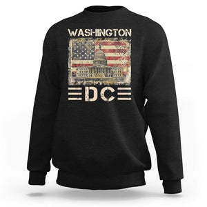 Washington DC Lover U.S. Capitol Building Sweatshirt TS09 Black Print Your Wear