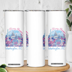 Washington DC Lover Skinny Tumbler Cherry Blossom TS09 Print Your Wear