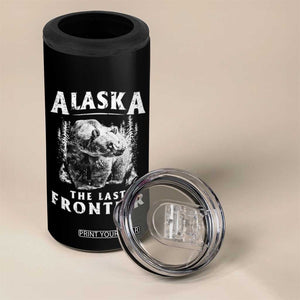 Alaska 4 in 1 Can Cooler Tumbler The Last Frontier Bear Home Vintage TS09 Print Your Wear