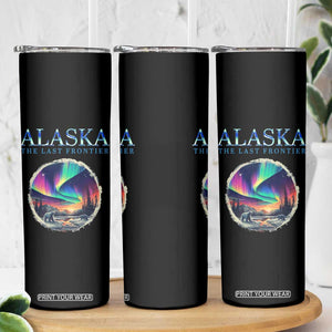 Alaska Aurora Skinny Tumbler The Last Frontier Polar Bear TS09 Print Your Wear