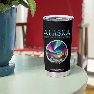 Alaska Aurora Tumbler Cup The Last Frontier Polar Bear TS09 Print Your Wear