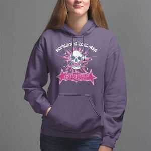 Auntie Club Hoodie Someone's Cool Ass Aunt Skeleton Y2K TS09 Purple Print Your Wear