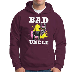 Funny BADASS Uncle Pun Hoodie TS09 Maroon Print Your Wear