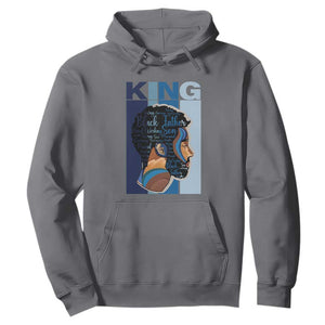Black History King Father Melanin African American Dad Hoodie TS09 Charcoal Printyourwear