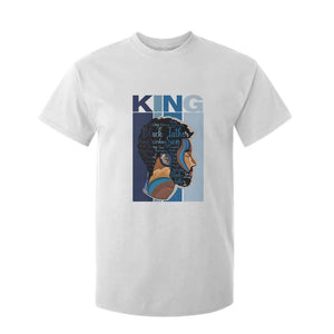 African American Dad T Shirt For Kid Black History King Melanin Father Pride TS09 White Print Your Wear