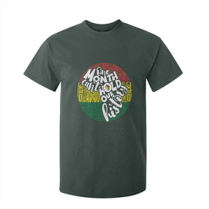 Black Pride T Shirt For Kid One Month Can't Hold Our History TS09 Dark Forest Green Print Your Wear