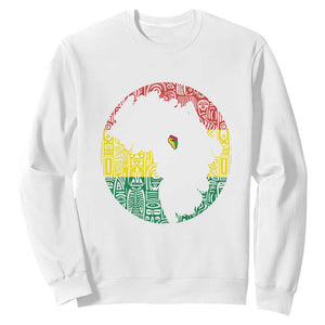 One Month Can't Hold Our History African American Sweatshirt TS09 White Printyourwear