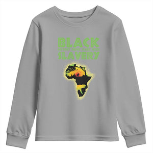 Black Freedom Youth Sweatshirt Black History Didn't Start With Slavery African TS09 Sport Gray Print Your Wear