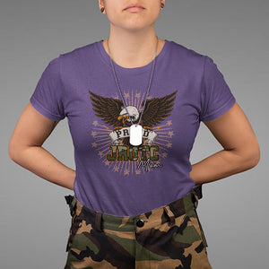 Mother's Day T Shirt Proud JROTC Mom Mother Of Cadets TS09 Purple Printyourwear