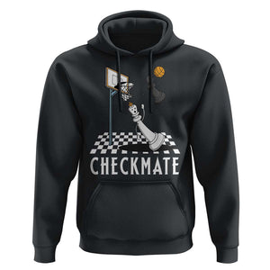 Funny Checkmate Chess Basketball Player Hoodie TS09 Black Print Your Wear