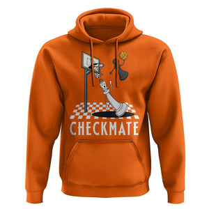 Funny Checkmate Chess Basketball Player Hoodie TS09 Orange Print Your Wear