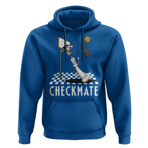 Funny Checkmate Chess Basketball Player Hoodie TS09 Royal Blue Print Your Wear