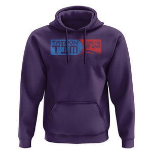Tampon Tim Hoodie Stops The Red Wave Harris Walz 2024 TS09 Purple Print Your Wear