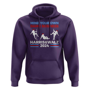 Funny Mind Ya Business Harris Walz 2024 Hoodie TS09 Purple Print Your Wear