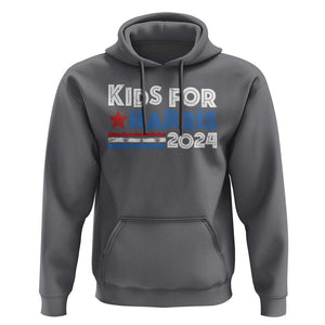 Kids For Harris Hoodie Kamala Support US President 2024 TS09 Charcoal Print Your Wear
