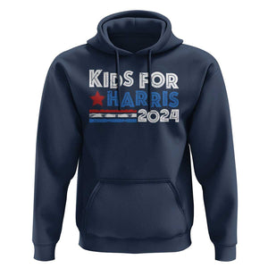 Kids For Harris Hoodie Kamala Support US President 2024 TS09 Navy Print Your Wear