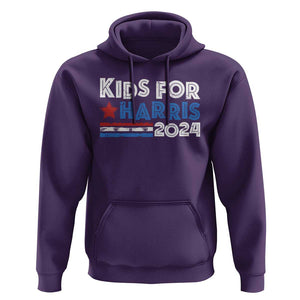 Kids For Harris Hoodie Kamala Support US President 2024 TS09 Purple Print Your Wear