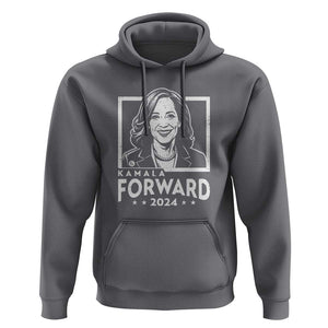 Kamala Forward 2024 Hoodie Harris Support Madam President TS09 Charcoal Print Your Wear