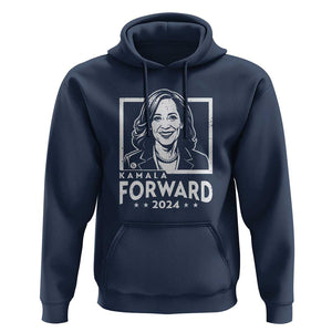 Kamala Forward 2024 Hoodie Harris Support Madam President TS09 Navy Print Your Wear