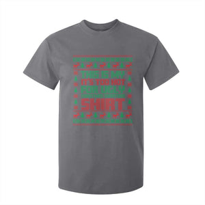 Funny Christmas T Shirt For Kid Too Hot For Ugly Sweaters TS09 Charcoal Print Your Wear