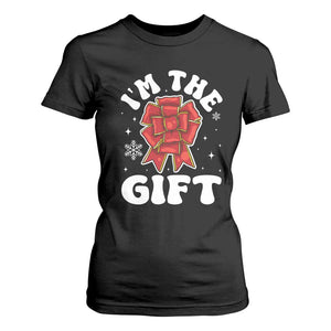 Funny Christmas Present Costume T Shirt For Women I Am The Gift TS09 Black Print Your Wear