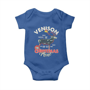 Christmas Hunting Baby Onesie Venison Meat Deer Season Hunter TS09 Royal Blue Print Your Wear