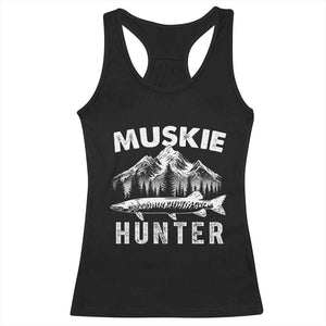 Musky Hunter Fishing Fisherman Racerback Tank Top TS09 Black Print Your Wear