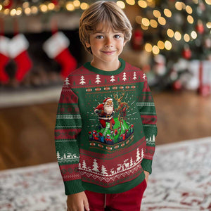 Xmas Football Ugly Christmas Sweater Santa Reindeer Football Match TS09 Christmas Print Your Wear