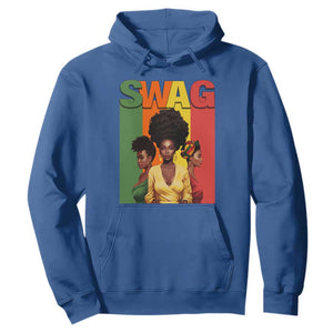 Black History Month Swag Melanin Queen Hoodie TS09 Royal Blue Printyourwear