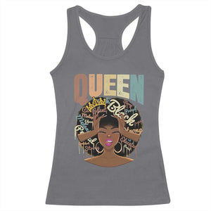 African Americans Teacher Racerback Tank Top Educated Strong Black Queen Women TS09 Charcoal Print Your Wear
