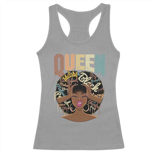 African Americans Teacher Racerback Tank Top Educated Strong Black Queen Women TS09 Sport Gray Print Your Wear