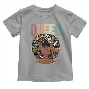 African Americans Teacher Toddler T Shirt Educated Strong Black Queen Women TS09 Sport Gray Print Your Wear