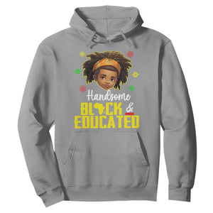 Handsome Black And Educated I Am The Strong African King Boy Hoodie TS09 Sport Gray Printyourwear