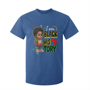 Handsome Kids Boys I Am Black History Month T Shirt For Kid TS09 Royal Blue Printyourwear
