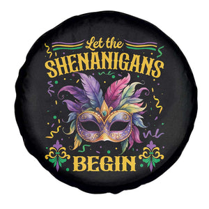 Mardi Gras Spare Tire Cover Let The Shenanigans Begin TS09 Print Your Wear