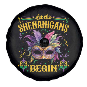 Mardi Gras Spare Tire Cover Let The Shenanigans Begin TS09 Print Your Wear