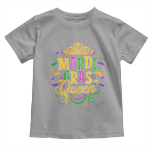 Mardi Gras Queen Toddler T Shirt Parade Party Fat Tuesday New Orleans TS09 Sport Gray Print Your Wear