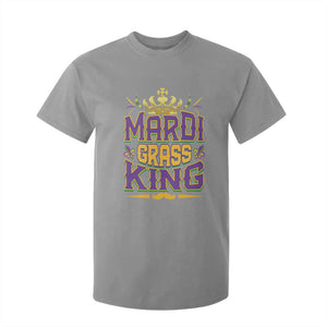 Mardi Gras King T Shirt For Kid Parade Party Fat Tuesday New Orleans TS09 Sport Gray Print Your Wear