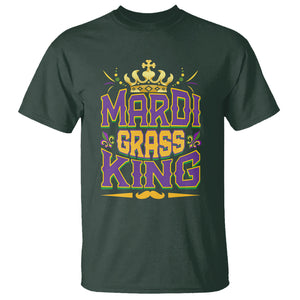 Mardi Gras King T Shirt Parade Party Fat Tuesday New Orleans TS09 Dark Forest Green Printyourwear