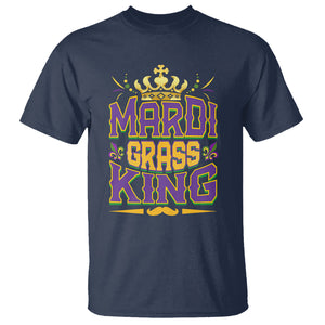 Mardi Gras King T Shirt Parade Party Fat Tuesday New Orleans TS09 Navy Printyourwear