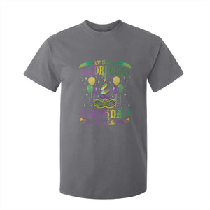 Funny It's My Mardi Gras Birthday Y'all T Shirt For Kid TS09 Charcoal Print Your Wear